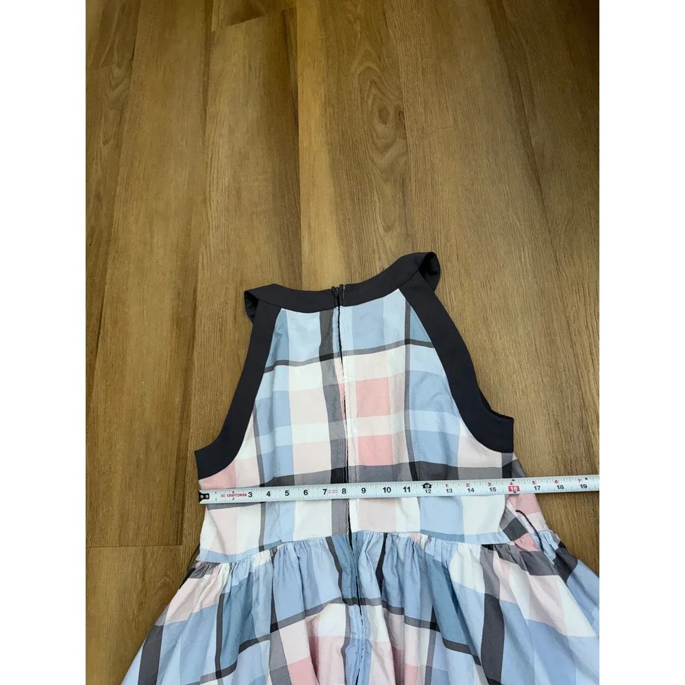 Unique Vintage Plaid Rockabilly Halter Dress preppy Plus Size 2X 18